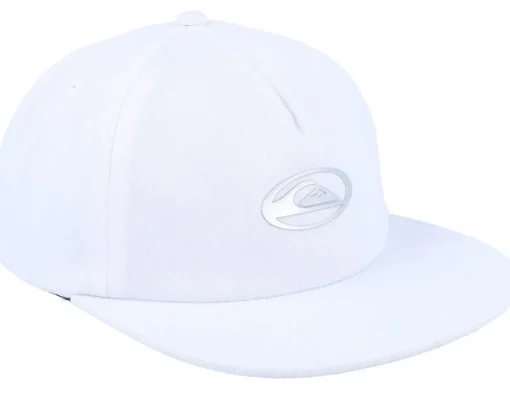 Saturn Cap White Snapback - Quiksilver