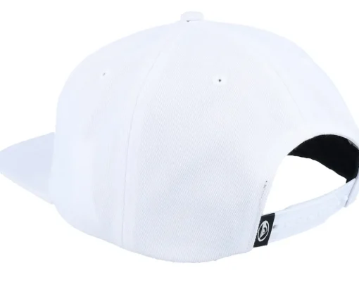 Saturn Cap White Snapback - Quiksilver