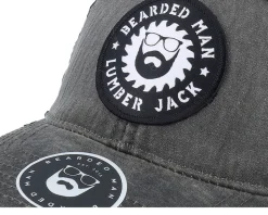 Saw Blade Logo 211 Grey/Black Trucker - Bearded Man