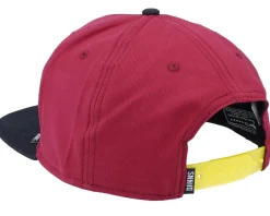 Sb Brushed Twill Wine/Black Snapback - Djinns