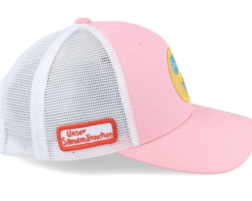 Schnatterinchen round Patch Pink/White Trucker - Unser Sandmännchen