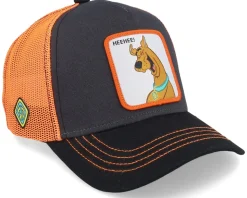 Scooby Doo Hee Black/Orange Trucker - Capslab