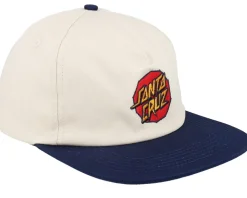 Scratched Dot Calico/Deep Cobalt Snapback - Santa Cruz