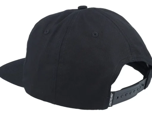 Screaming Wave Black Snapback - Santa Cruz