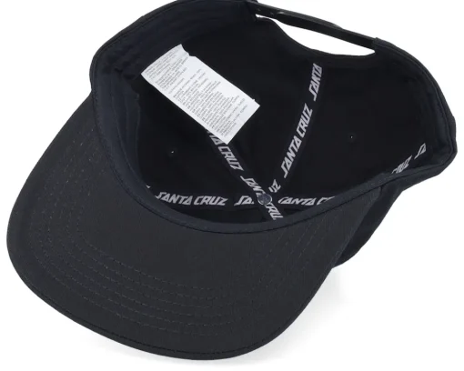 Screaming Wave Black Snapback - Santa Cruz