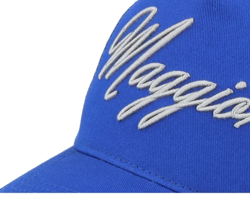 Script Blue A-Frame Trucker - Maggiore