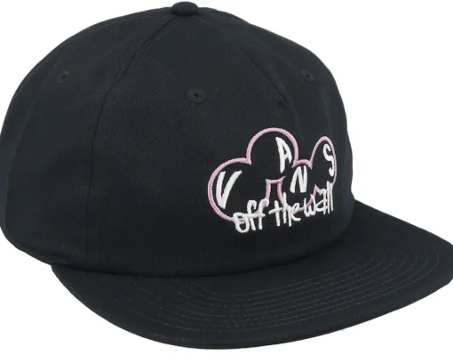 Scuttle Low Unstructured Black Snapback - Vans