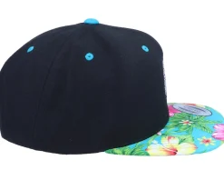 Sea Horse Mandala Black/Hawaii Snapback - Iconic