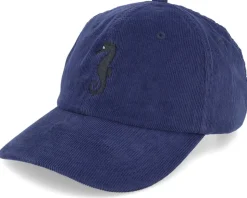 Sea Horse Navy Cord Dad Cap - Wild Spirit