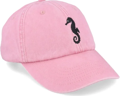 Sea Horse Washed Pink Dad Cap - Wild Spirit