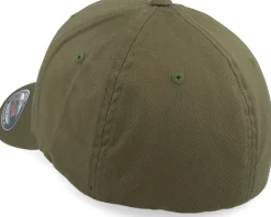 Sea Horse Wooly Combed Olive Flexfit - Iconic