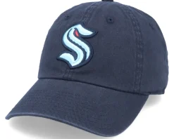 Seattle Kraken Blue Line Navy Dad Cap - American Needle