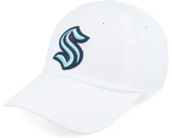 Seattle Kraken Blue Line Snow White Dad Cap - American Needle