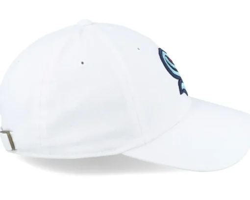 Seattle Kraken Blue Line Snow White Dad Cap - American Needle