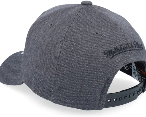 Seattle Kraken Charcoal Classic Red Charcoal Adjustable - Mitchell & Ness