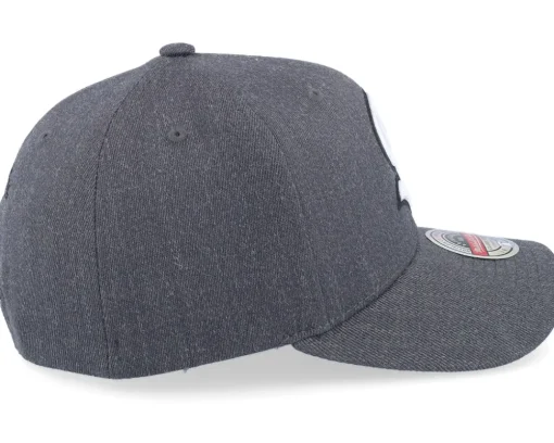 Seattle Kraken Charcoal Classic Red Charcoal Adjustable - Mitchell & Ness