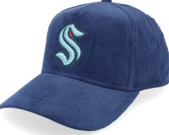 Seattle Kraken Corduroy Valin Navy Adjustable - American Needle
