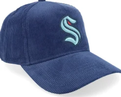 Seattle Kraken Corduroy Valin Navy Adjustable - American Needle