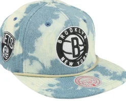 Seattle Supersonics Acid Wash Blue Snapback - Mitchell & Ness