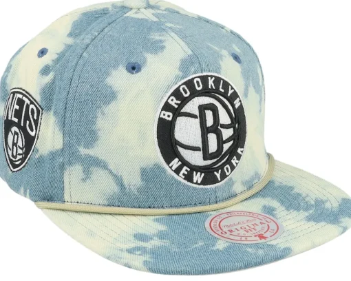 Seattle Supersonics Acid Wash Blue Snapback - Mitchell & Ness
