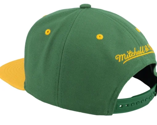 Seattle Supersonics Breakthrough Green Snapback - Mitchell & Ness