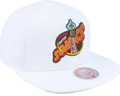 Seattle Supersonics Core Basic White Snapback - Mitchell & Ness