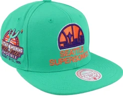 Seattle Supersonics Desert Green Teal Snapback - Mitchell & Ness
