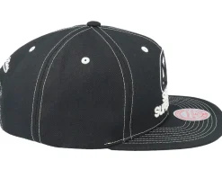 Seattle Supersonics Glow Up Black Snapback - Mitchell & Ness