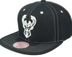 Seattle Supersonics Glow Up Black Snapback - Mitchell & Ness