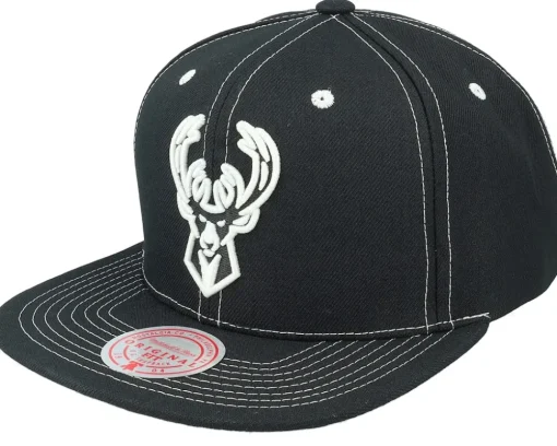 Seattle Supersonics Glow Up Black Snapback - Mitchell & Ness