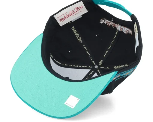 Seattle Supersonics Make Cents Black/Teal Snapback - Mitchell & Ness