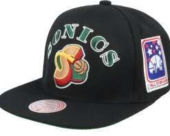 Seattle Supersonics My Squad Black Snapback - Mitchell & Ness
