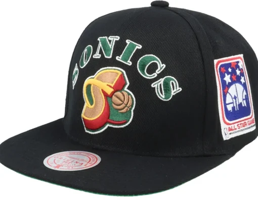 Seattle Supersonics My Squad Black Snapback - Mitchell & Ness