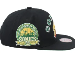 Seattle Supersonics My Squad Black Snapback - Mitchell & Ness