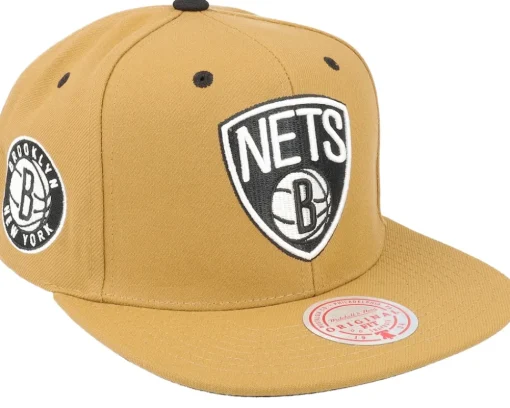 Seattle Supersonics Sand And Sky Tan Fitted - Mitchell & Ness
