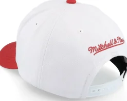 Seattle Supersonics Team 2 Tone 2.0 Pro White/Red Adjustable - Mitchell & Ness