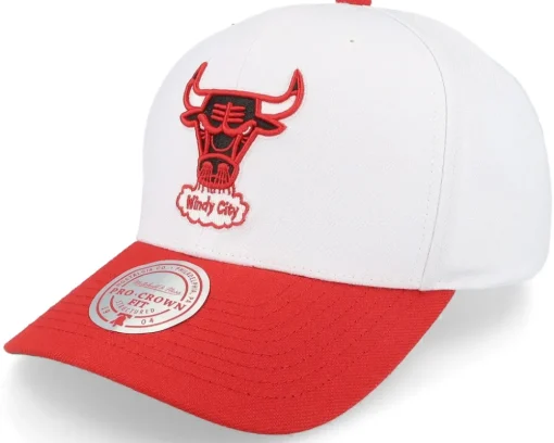 Seattle Supersonics Team 2 Tone 2.0 Pro White/Red Adjustable - Mitchell & Ness