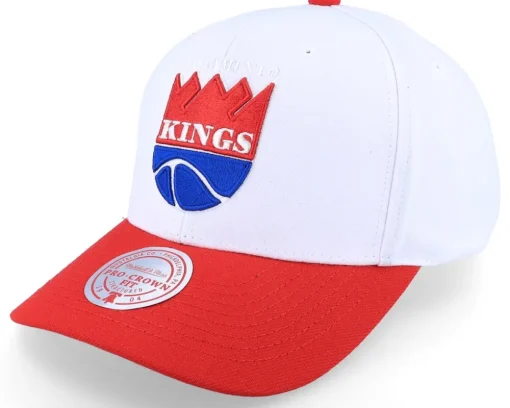 Seattle Supersonics Team 2 Tone 2.0 Pro White/Red Adjustable - Mitchell & Ness