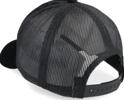 Secret Agent And Car Velvet Black A-Frame Trucker - Calza Pennello