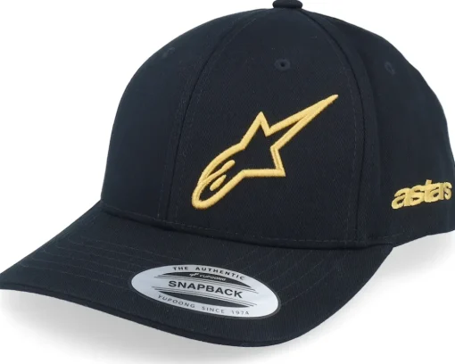 Sessionized Hat Black/Gold Adjustable - Alpinestars