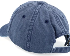 Set Sail Anchor Vintage Washed Denim Blue Dad Cap - Iconic