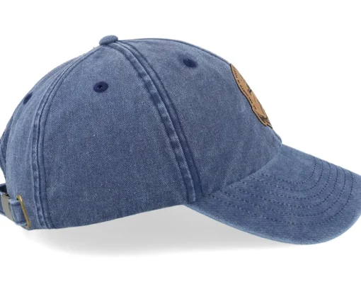 Set Sail Anchor Vintage Washed Denim Blue Dad Cap - Iconic