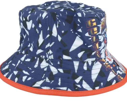 Shattered Big Face Navy Bucket - Mitchell & Ness