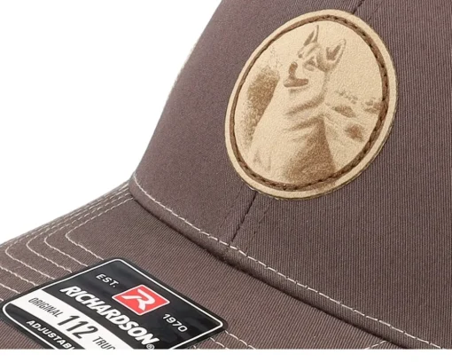 Shiba Inu Dog Patch Brown/Khaki Trucker - Wild Spirit