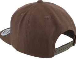 Shield Peak Brown Snapback - Wild Spirit