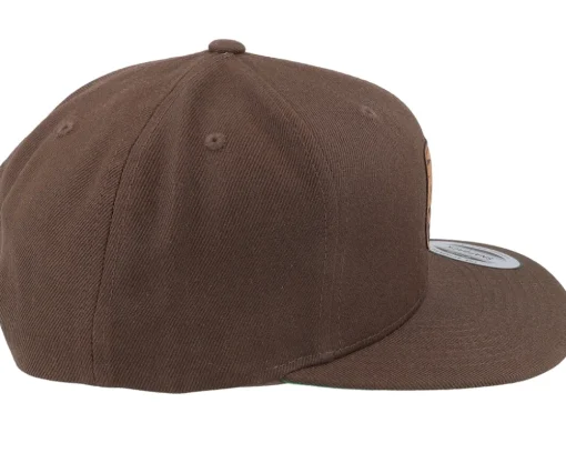 Shield Peak Brown Snapback - Wild Spirit