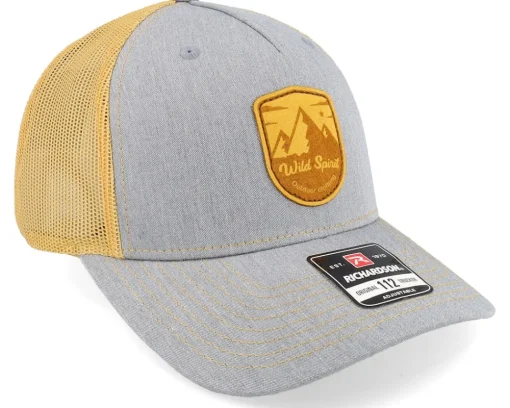 Shield Peak 112fp Split Heather Grey/Amber Gold - Wild Spirit
