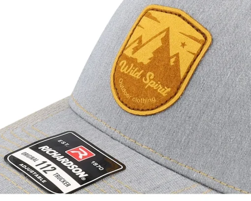 Shield Peak 112fp Split Heather Grey/Amber Gold - Wild Spirit