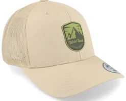 Shield Peak Retro 2-tone Khaki Trucker - Wild Spirit
