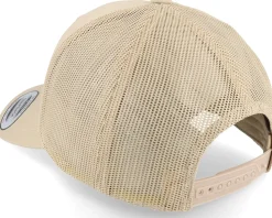 Shield Peak Retro 2-tone Khaki Trucker - Wild Spirit